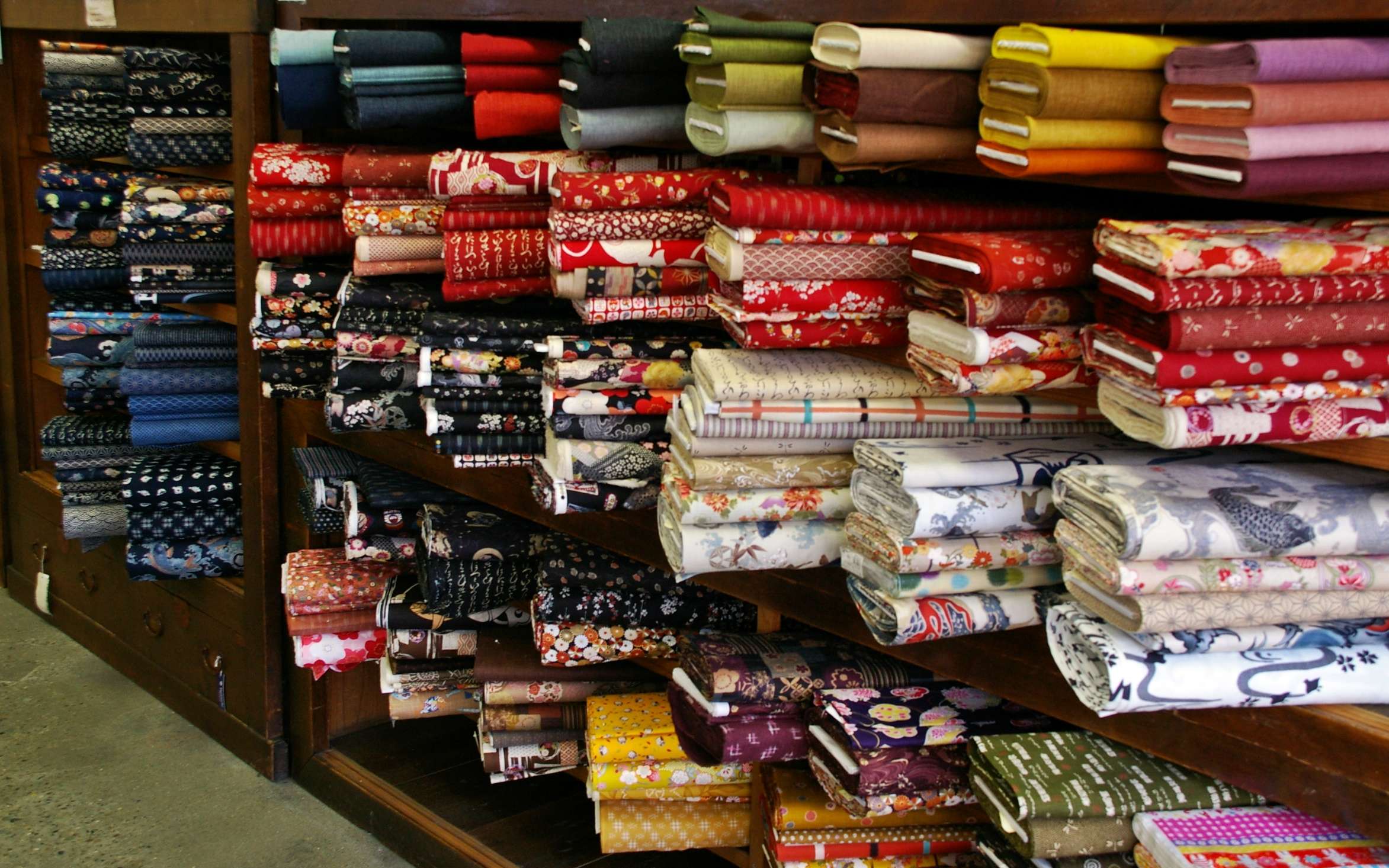 ¿De qué está hecha la tela japonesa?